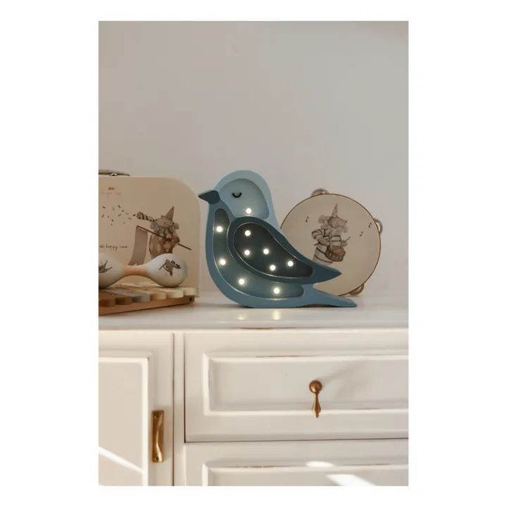 Little Lights Lampe à poser Oiseau | Denim