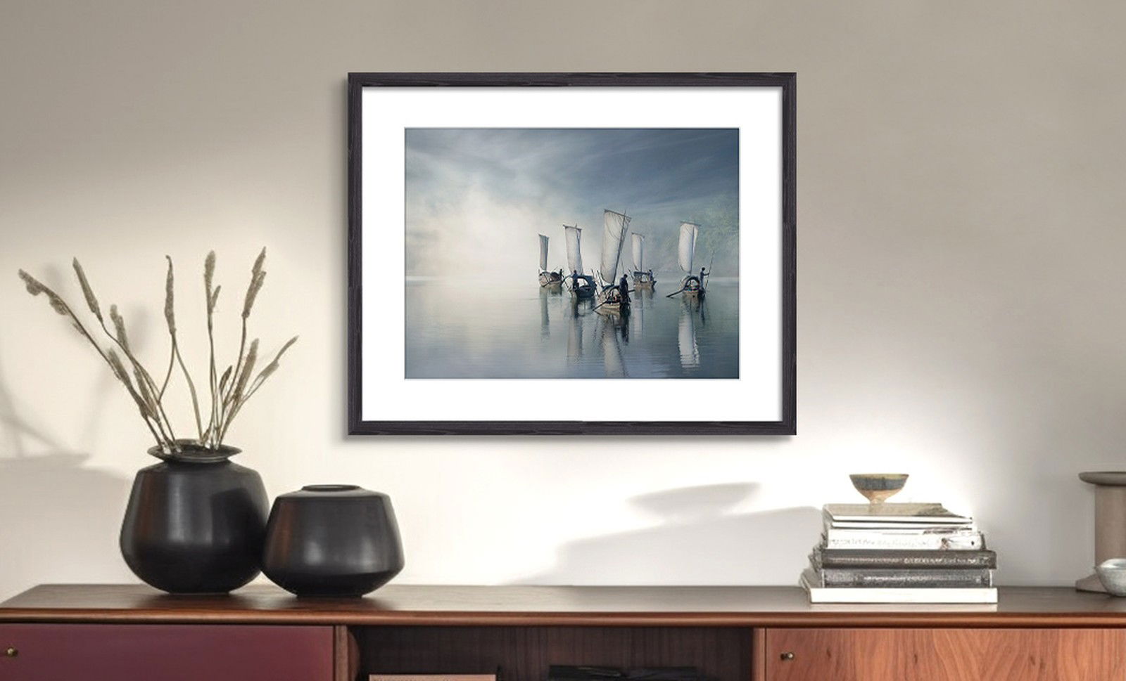 On the river by Vladimir Proshin - Darlings - Small Limited Edition. 30x40.