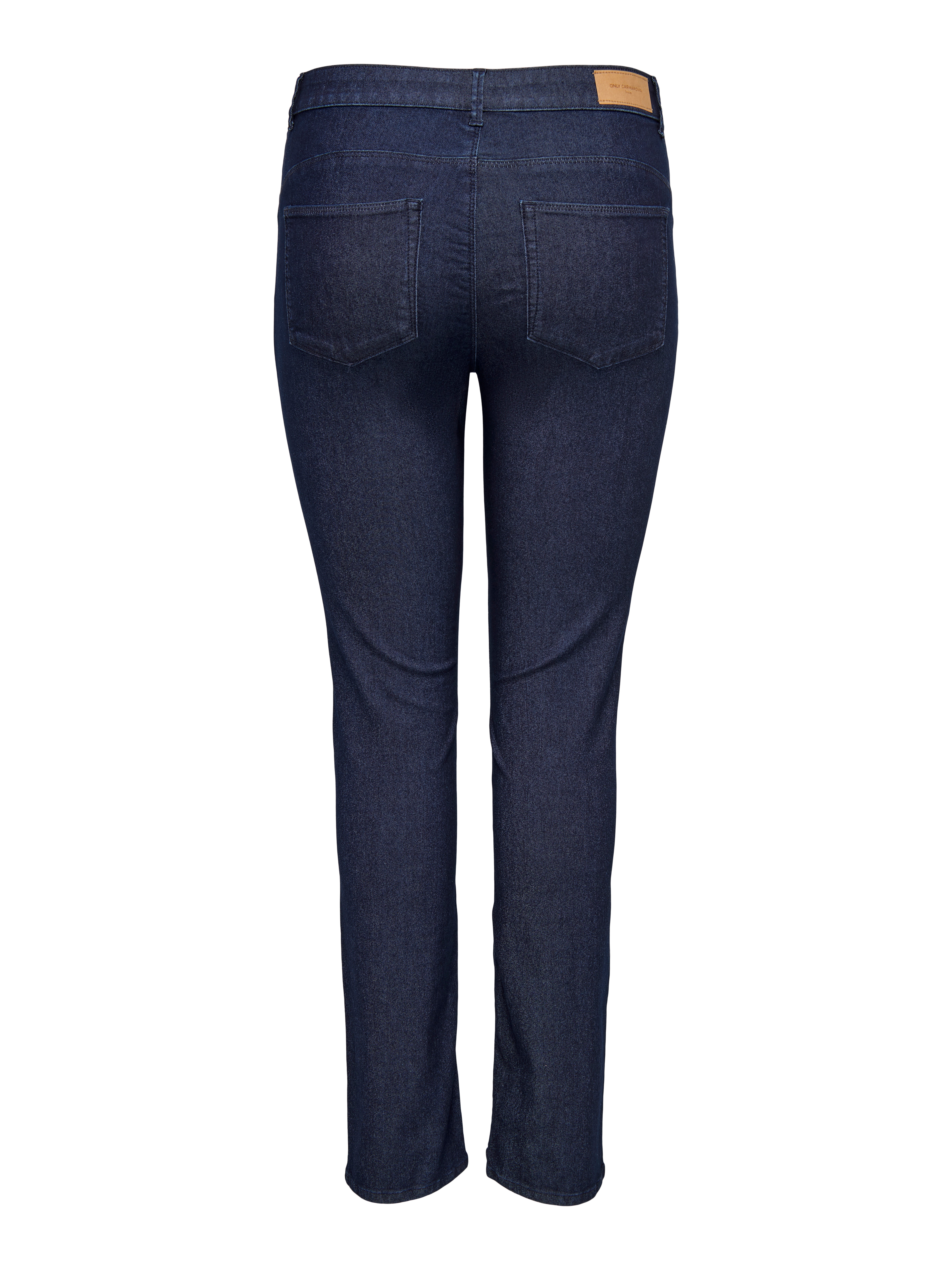 CARHIRIS Mittlere Taille Gerade geschnitten Jeans Dark Blue Denim