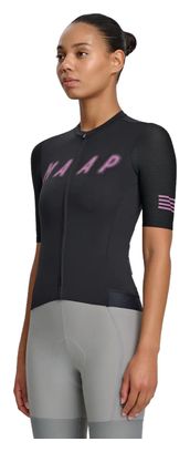 Maillot Manches Courtes Maap Halftone Pro Base Femme Noir