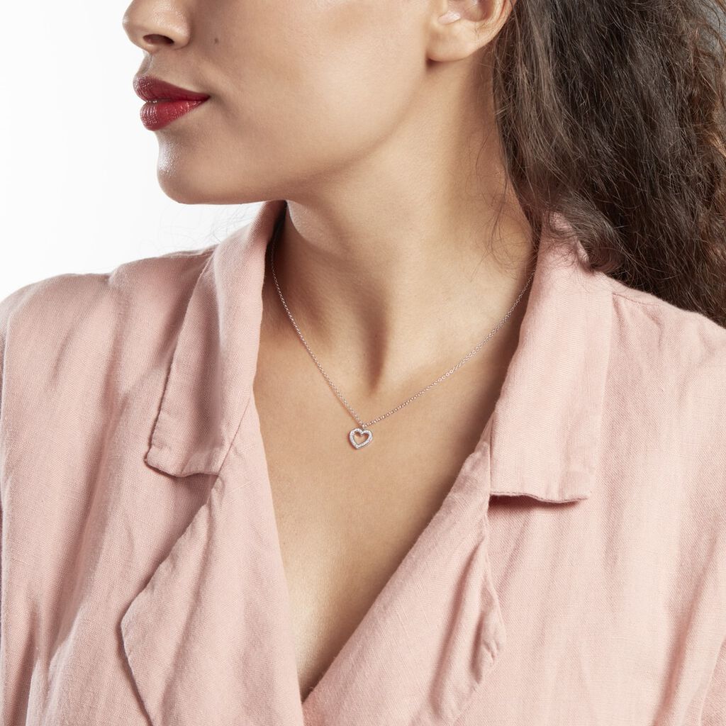 Collier Quintin Argent Oxyde De Zirconium