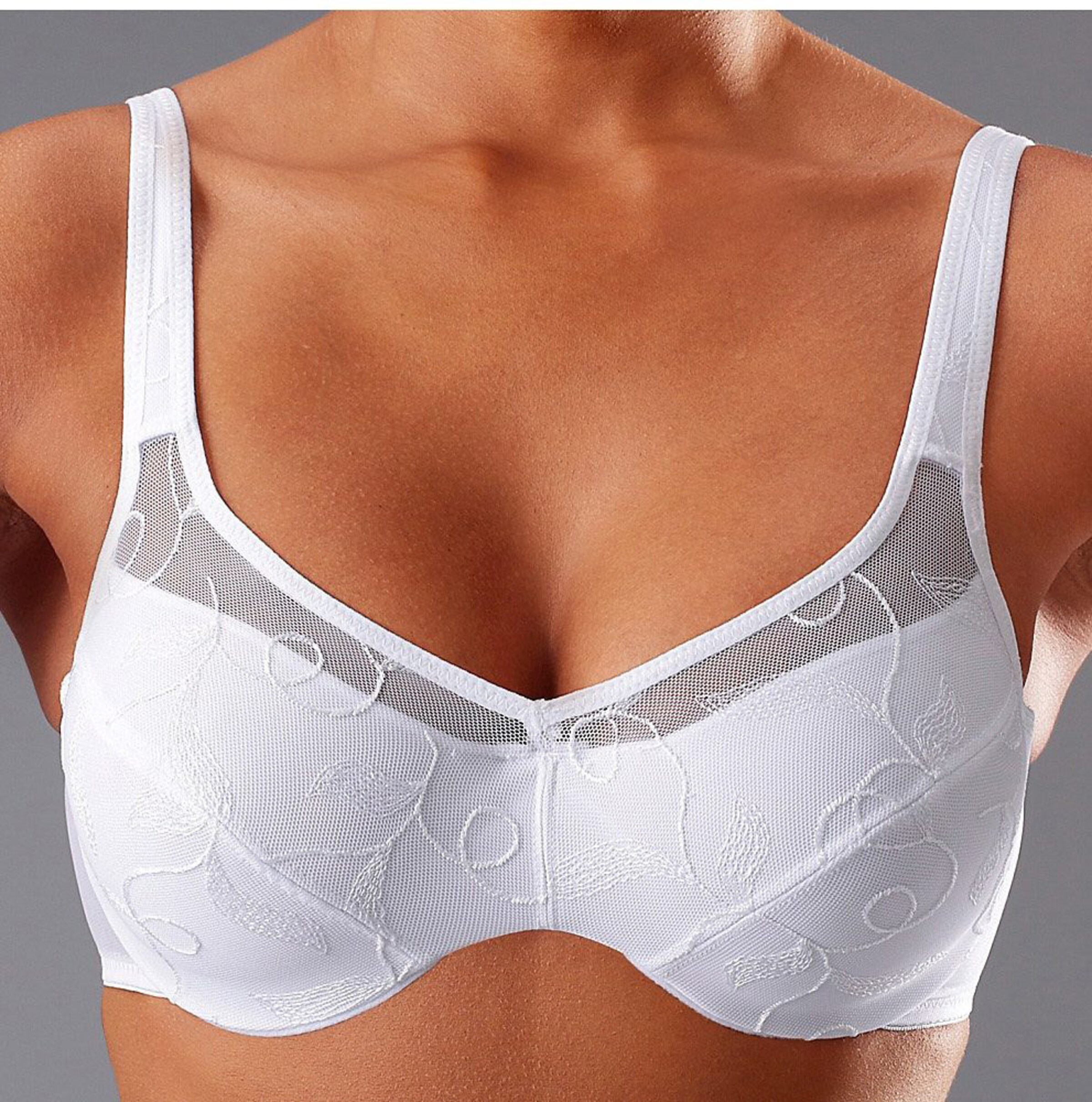 petite fleur Minimizer-BH in braun+weiß