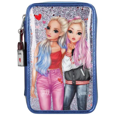 Depesche TOPModel 3-Fach-Federtasche Friends Love Letters