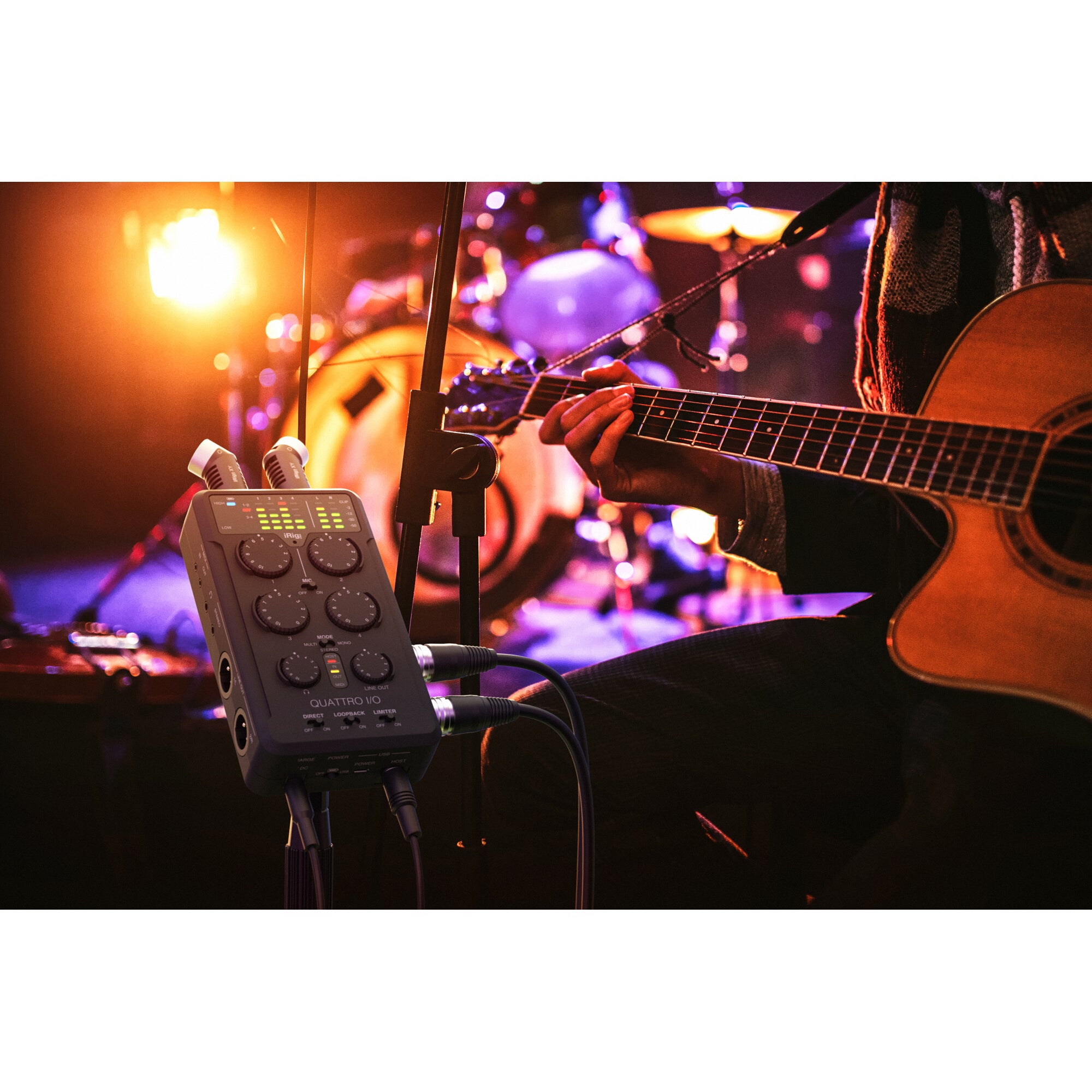 IK Multimedia iRig Pro Quattro I/O Deluxe audio en MIDI interface