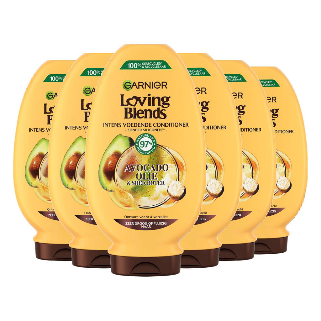 Avocado Olie & Karite Boter conditioner - 6x 250 ml - voordeelverpakking