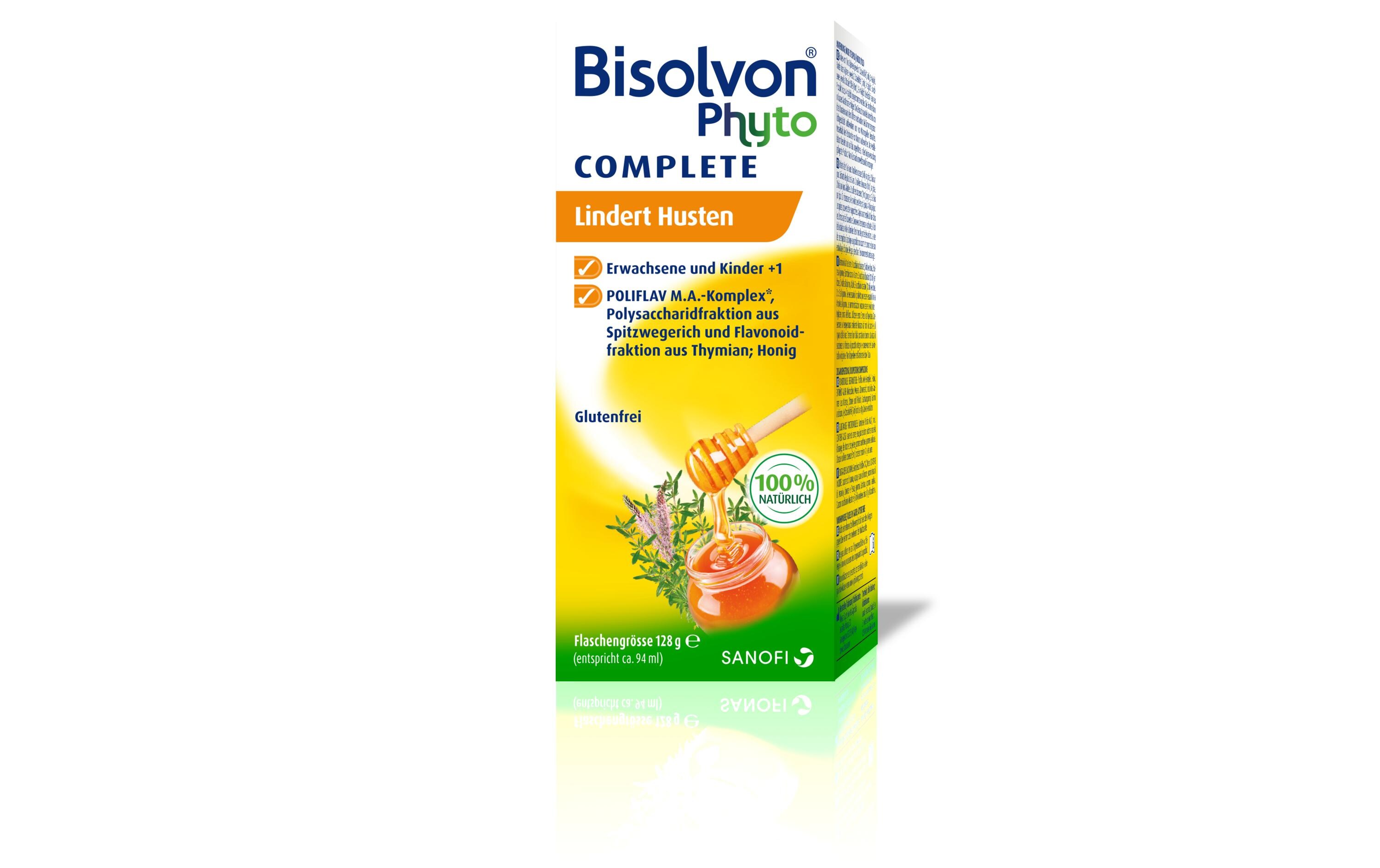 Phyto Complete Hustensirup 94 mlNatürlicher Hustensirup bei Reizhusten, trockenem Husten oder Schleimhusten
