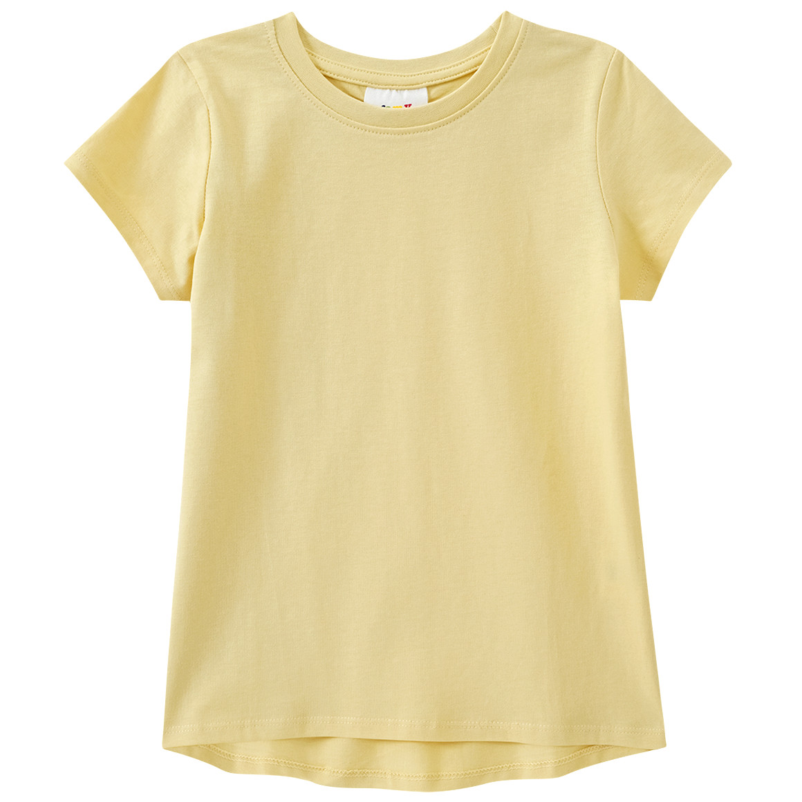 Famy 3 Mädchen T-Shirts im Basic-Look hellgelb / rosa / hellblau