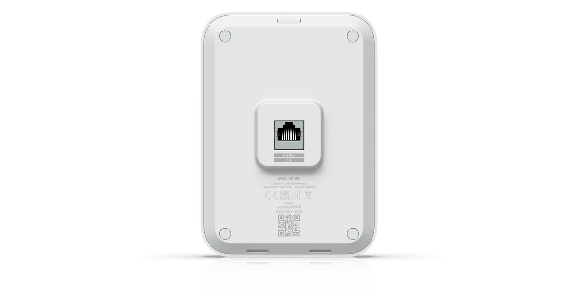 UbiquitiU7 In-Wall access point  (Wit, PoE)