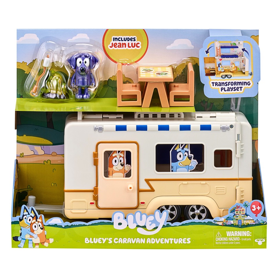 Bluey Familiens campingvogn