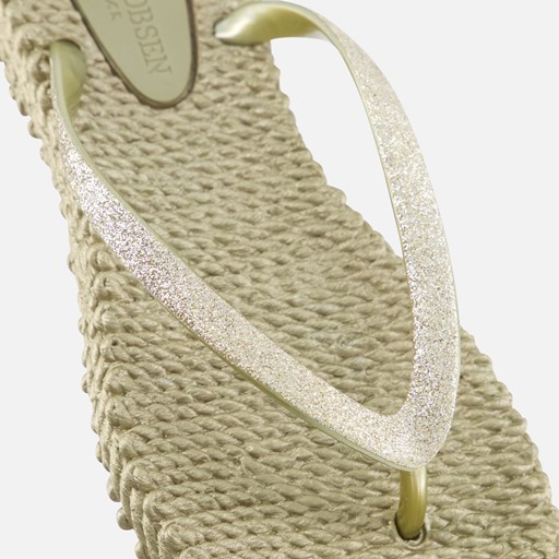 Ilse Jacobsen Cheerful01 Slippers goud Rubber