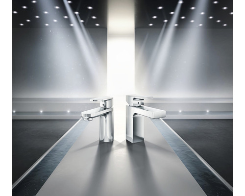 hansgrohe wastafelmengkraan met eengreepsmengkraan VERNIS BLEND 100 chroom met trekstang 71551000