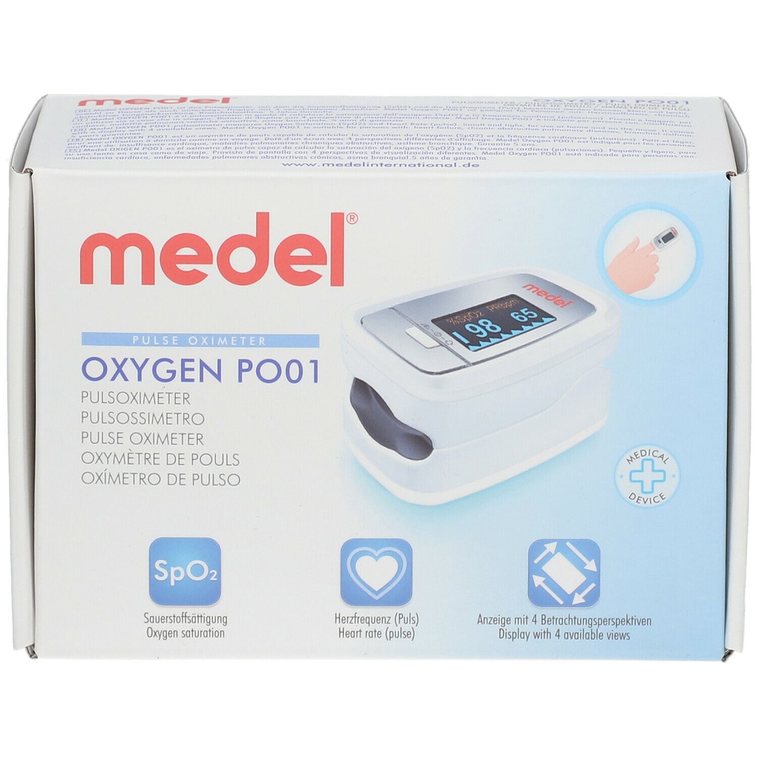 medel® Oxygen Pulsoximeter