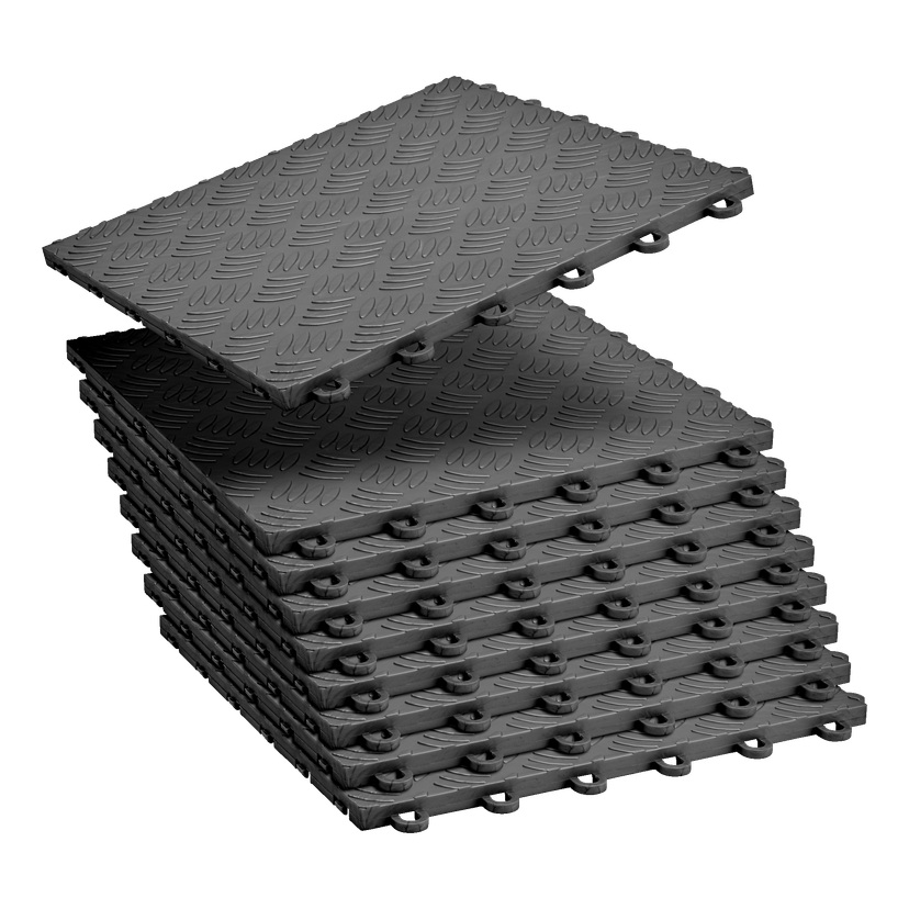 Gulvplater 9-pk 30x30 cm 0,92 m²