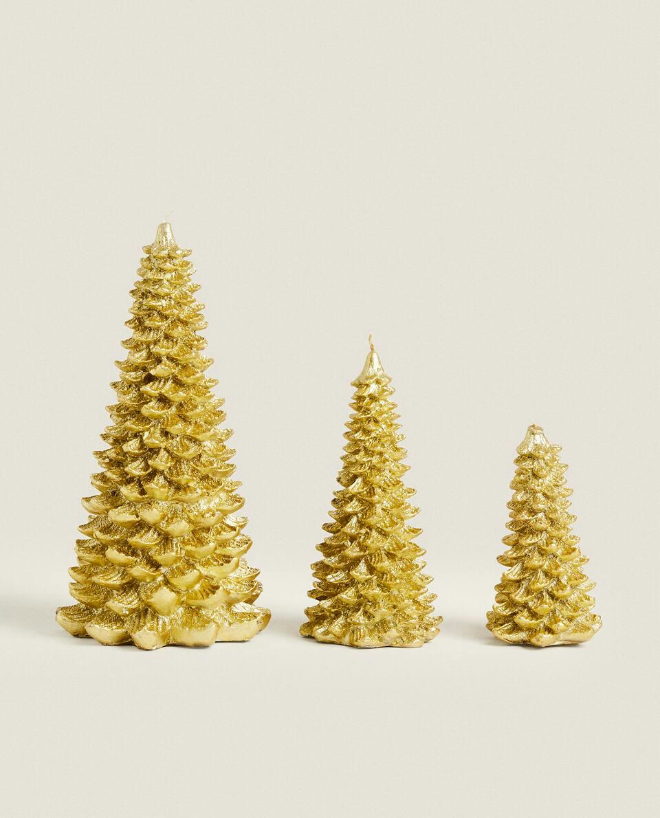 VELAS DECORATIVAS PARA ÁRVORE DE NATAL