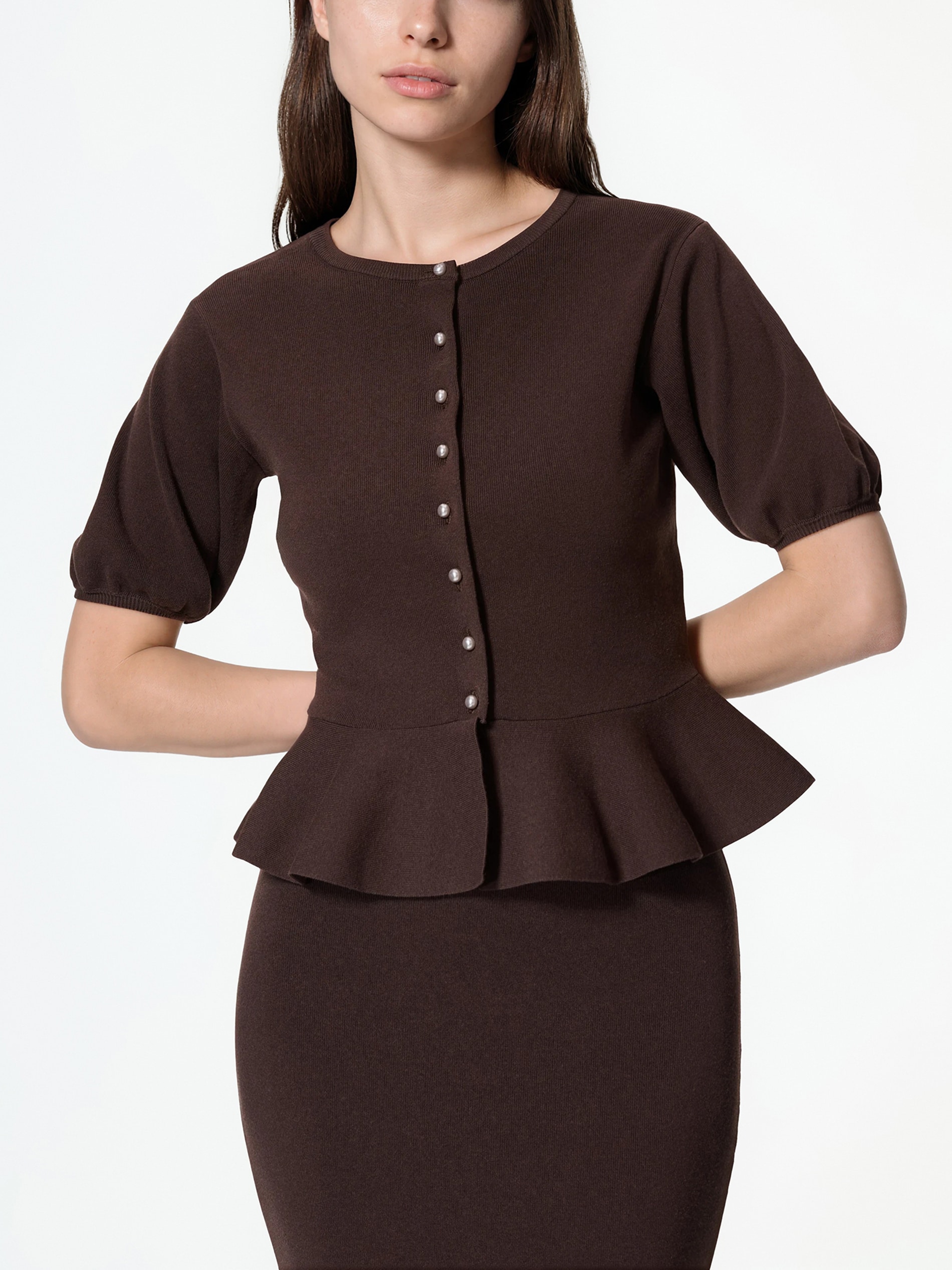 Cardigan mit Schößchen