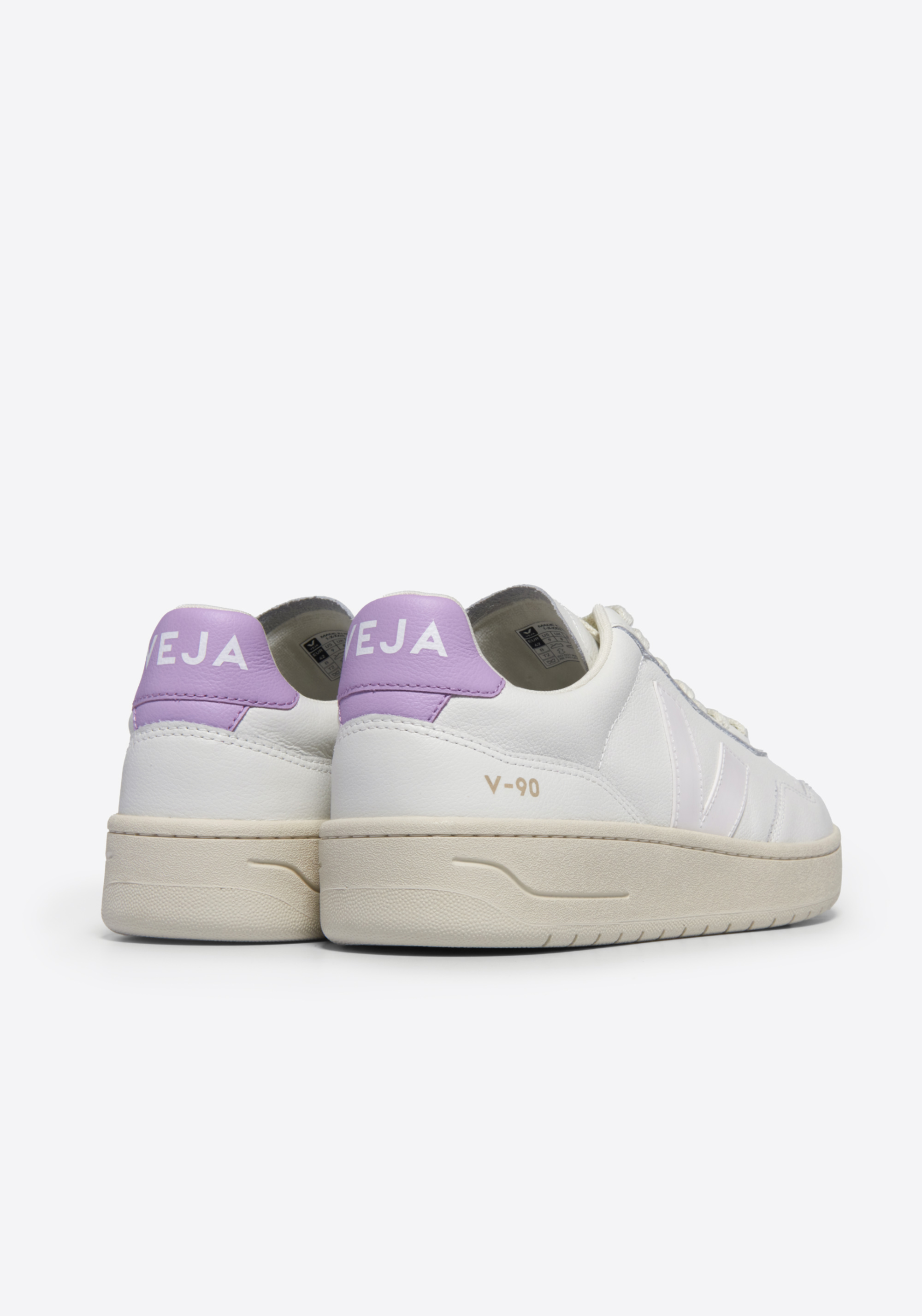 Veja Sneaker V-90 O.T. Leather Extra-White Orchid