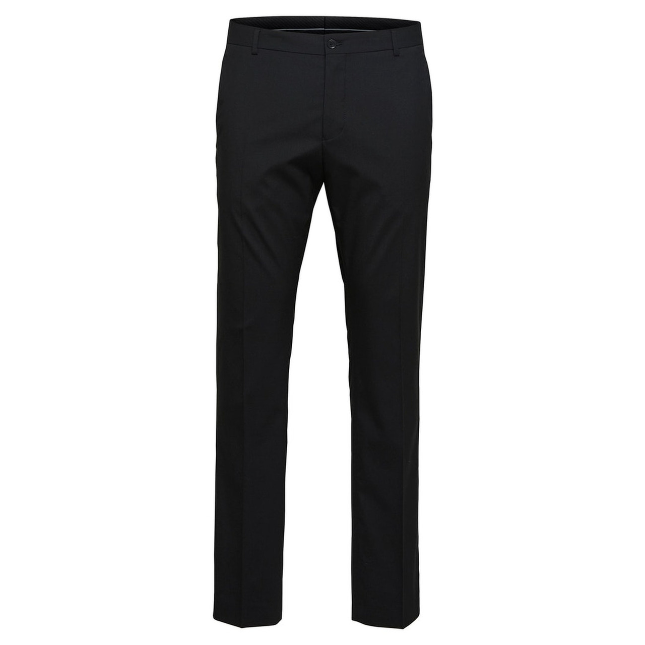 selected SLHSLIM-MYLOLOGAN BLACK TROUS