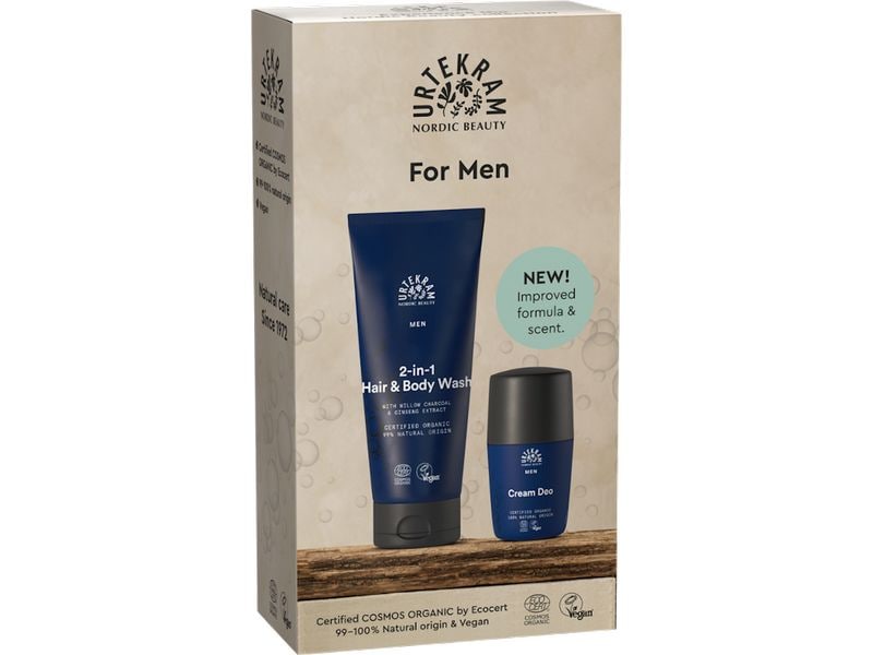 Urtekram Geschenkset Men 2-teilig Natürliches Pflegeset