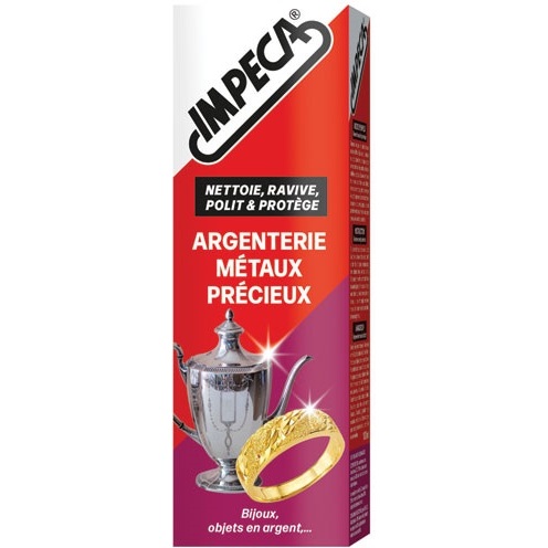 Nettoyant Argenterie et métaux précieux Impeca - Tube de 100 ml