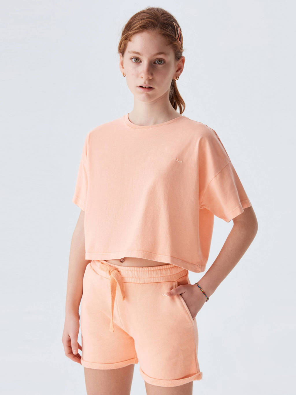 LTB high waist loose fit casual short DOLIHI zachtoranje