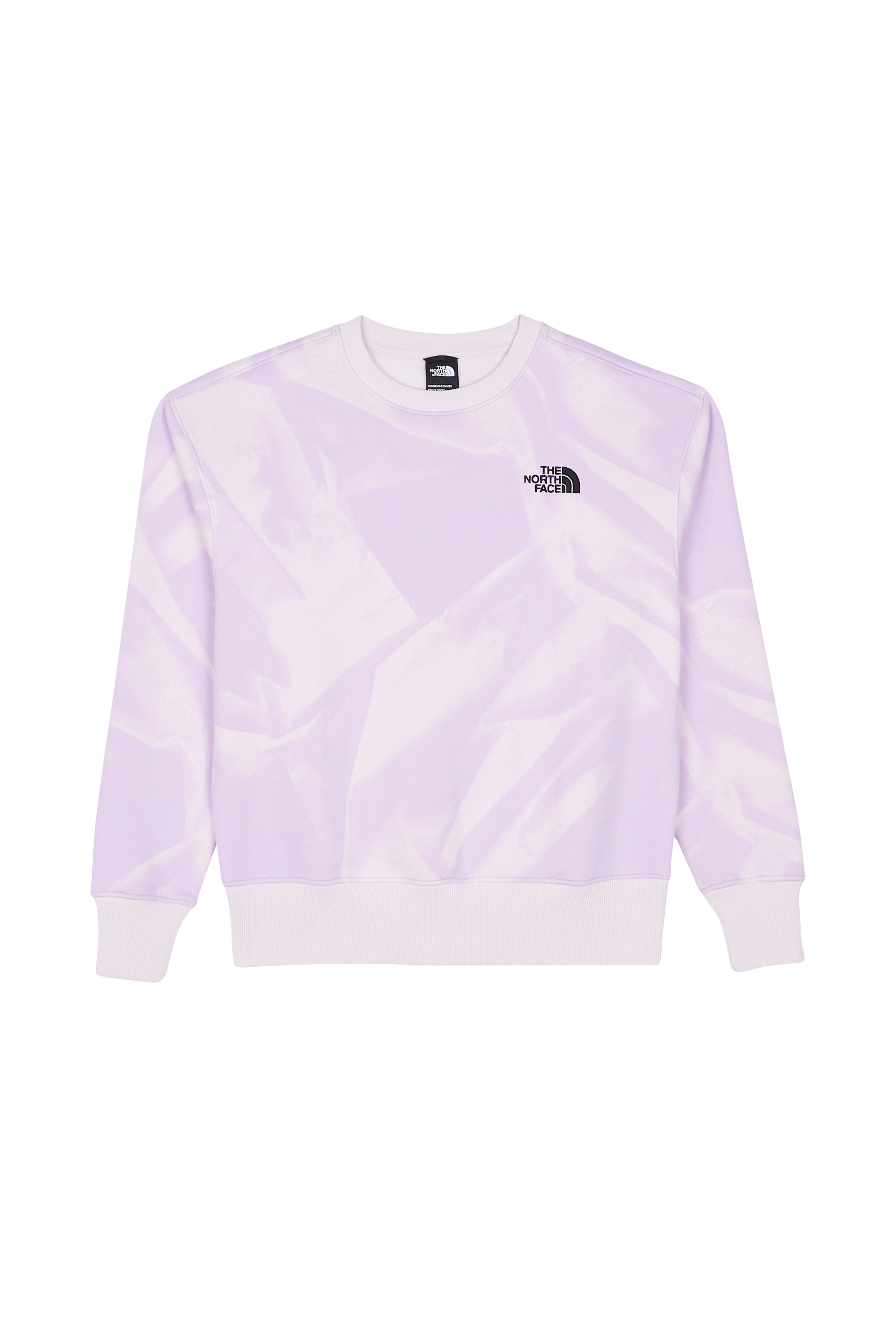 THE NORTH FACE Sweatshirt  W ESSENTIAL CREW PRINT Violet