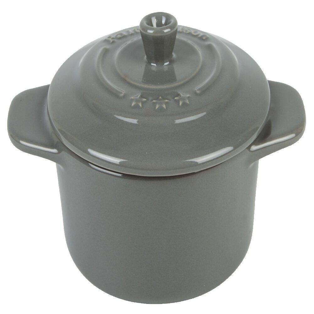 Mini cocotte ronde gris