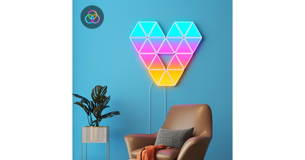 GoveeH6067 Glide Triangle Light Panels - 10-pack sfeerverlichting  (RGBIC)