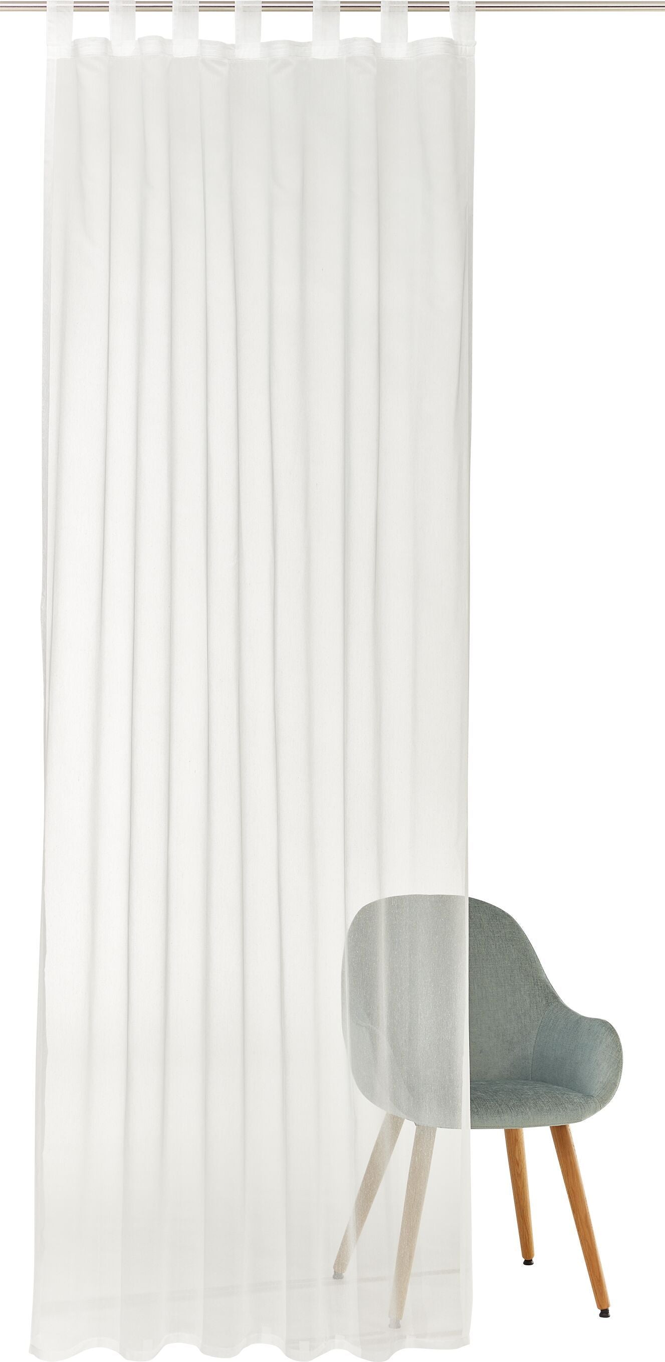 MARINA FB/S, Tagvorhang - Weiss / B: 150.0 cm x H: 260.0 cm