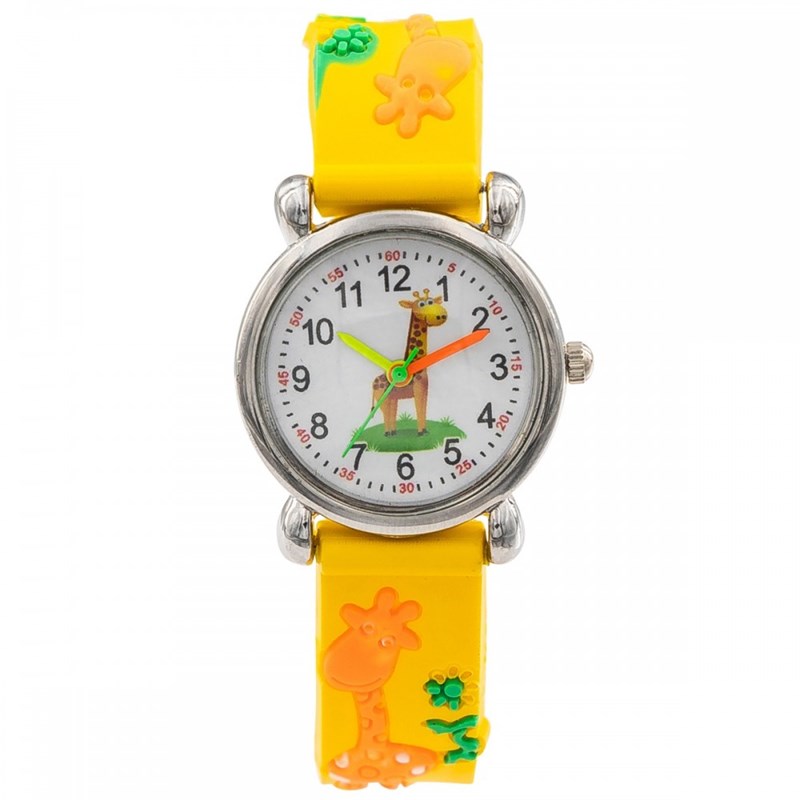 Montre Unisexe CHTIME bracelet Silicone Jaune