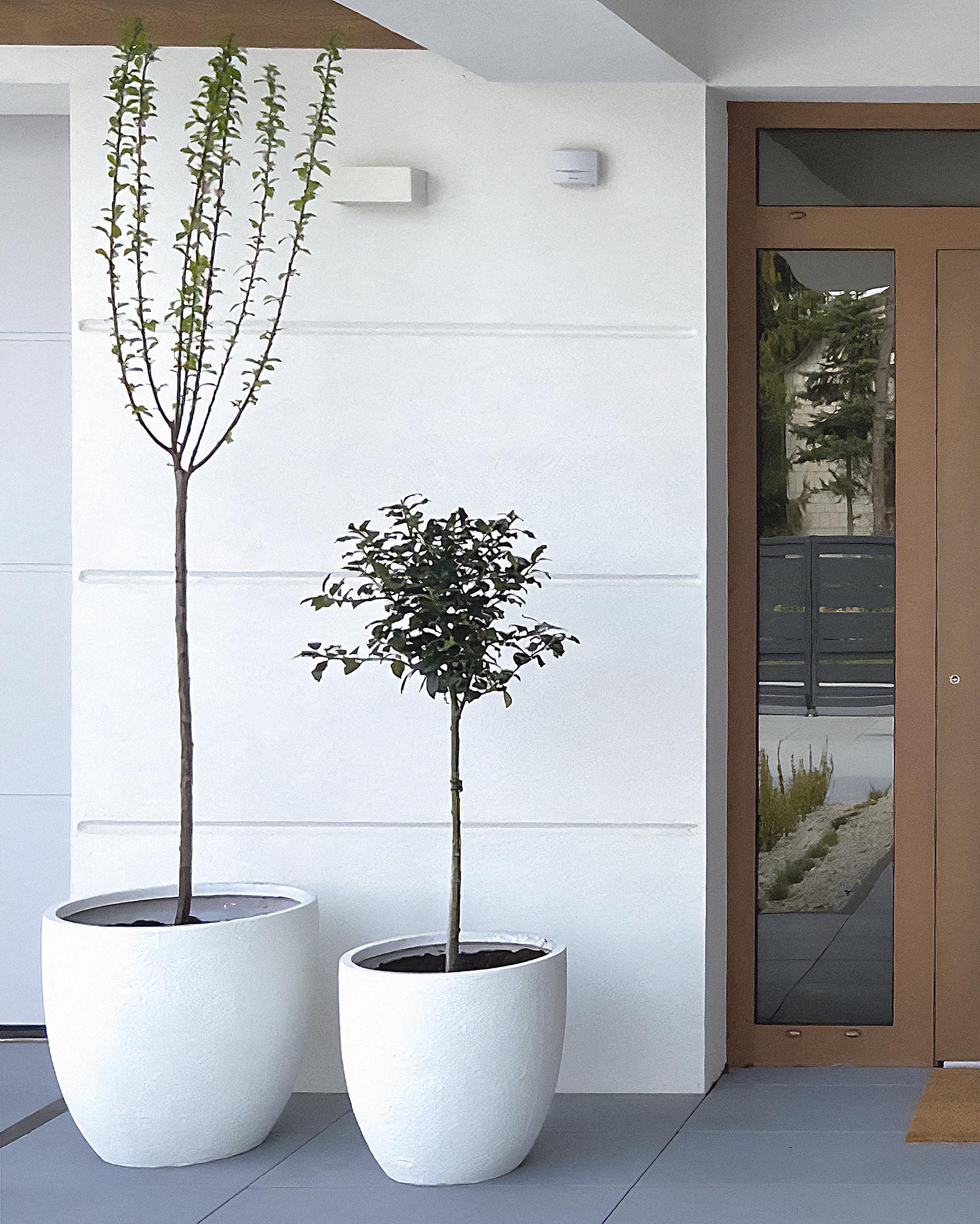 Bloempot KANNIA 55 cm Wit