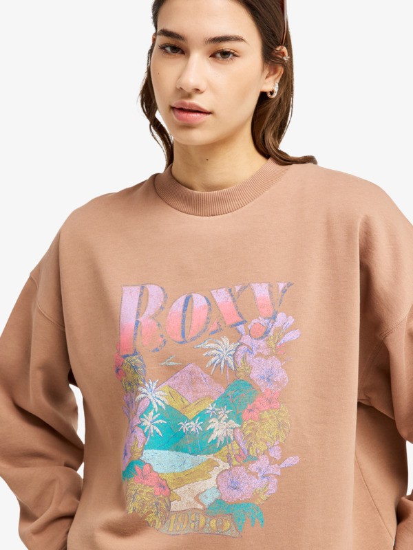 Lineup Oversized Sweat oversize Marron Femme