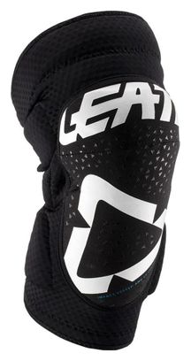 Genouillères Courtes Leatt 3DF 5.0 Zip Blanc Noir