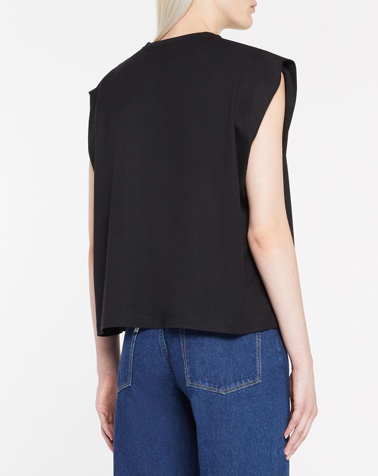 Galeries Lafayette T-Shirt en Coton Oeko-Tex® Bettina noir
