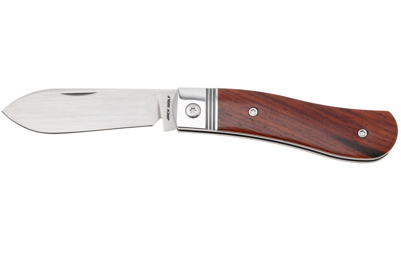 Jack Wolf K9 Jack Steel Series K9-02-ROSEWOOD Satin 154CM, Rosewood, slipjoint zakmes