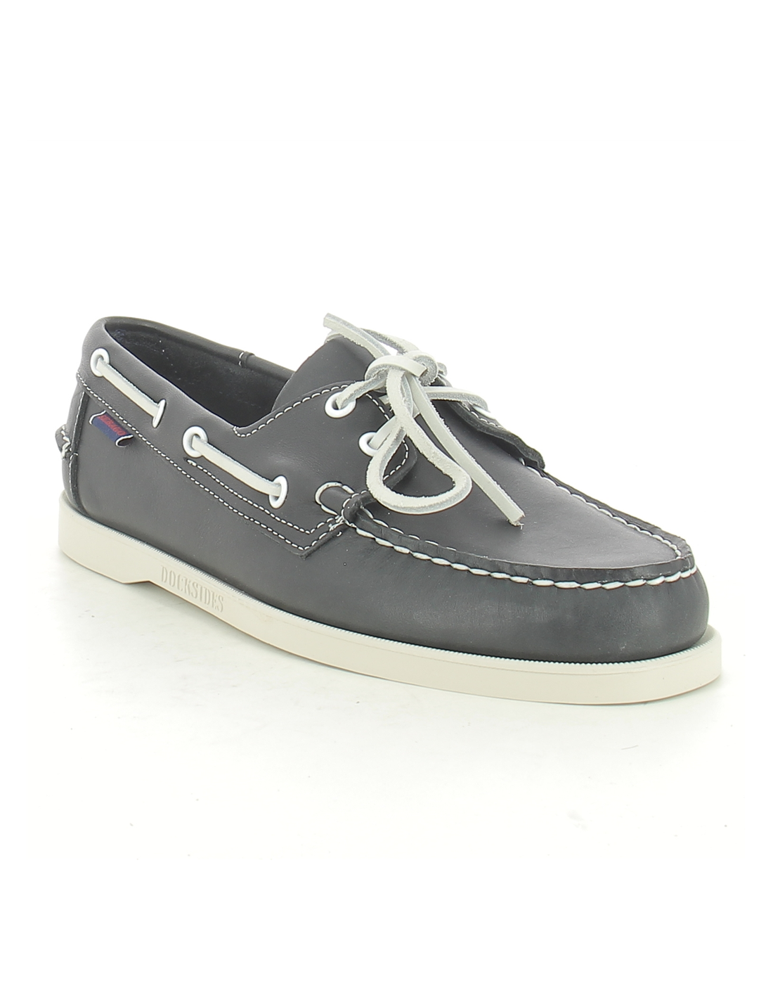 sebago mocassins bateaux homme docksides port cuir bleu