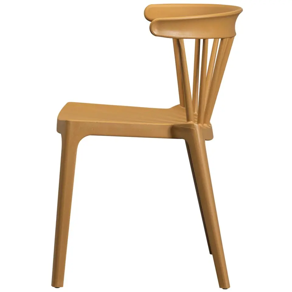WOOOD Bliss Tuinstoelen - Plant Fiber - Caramel Melange - Set van 2