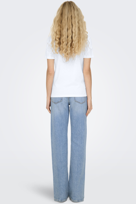 Only witte dames t-shirt