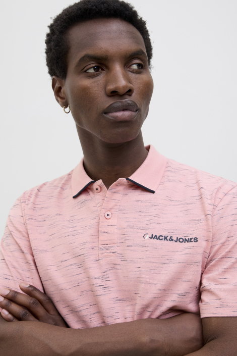 Jack & Jones roze heren polo