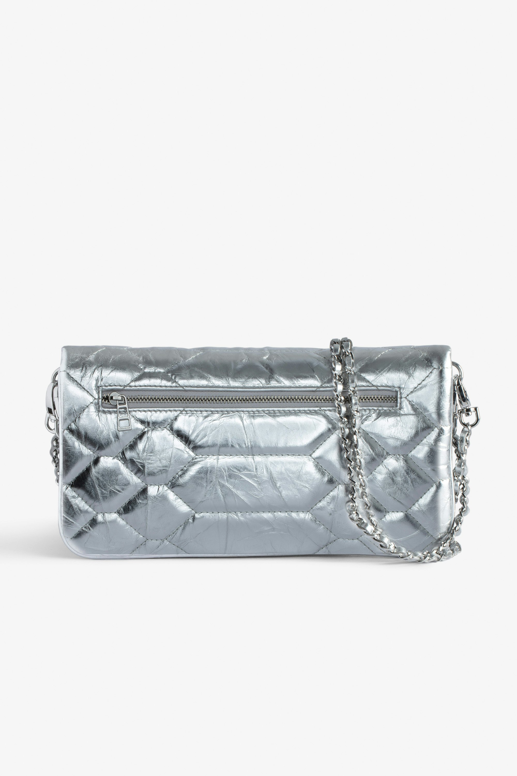 Pochette Rock Matelassée Métallisée