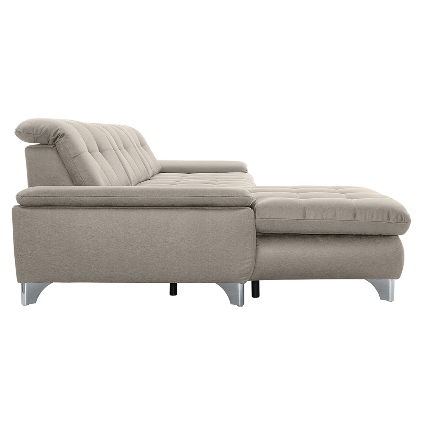 polsterpower Ecksofa - Holiday alu - Basismodell - Recamiere links