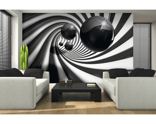 Vliesbehang 3065 VEXXL bollen 3D 3-delige set 312 x 219 cm