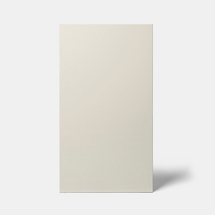 Porte de meuble de cuisine Stevia crème brillant l. 50 cm x H. 90 cm GoodHome