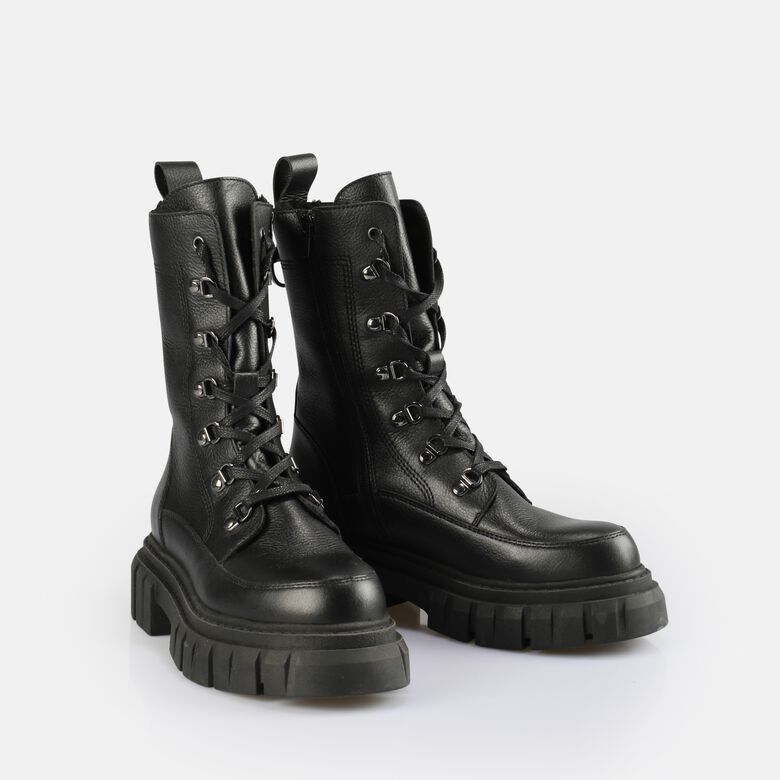 Scape Laceup HI Warm Bottines, noir