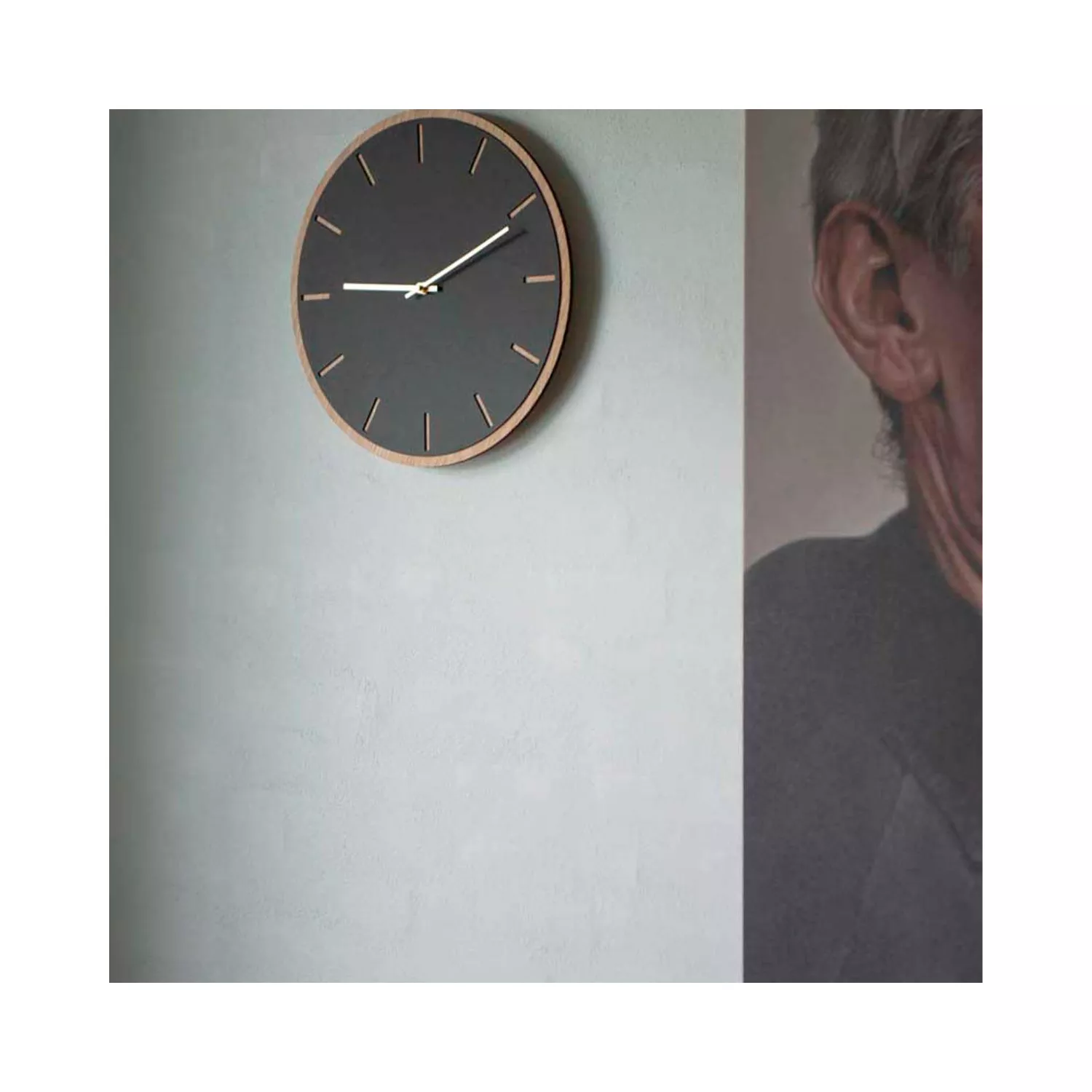 Hemverk Oak Nero Vægur 703402028103