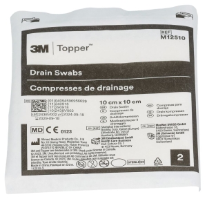 TOPPER Schlitzkompresse10x10cm steril, 50 x 2 Stück