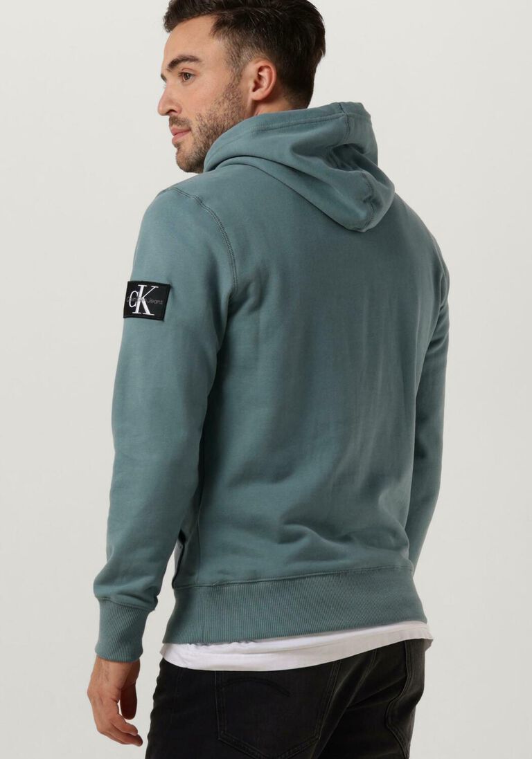 CALVIN KLEIN blauwe calvin klein sweater badge hoodie