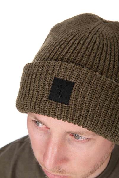 Bonnet Fox Olive Merino Blend Beanie