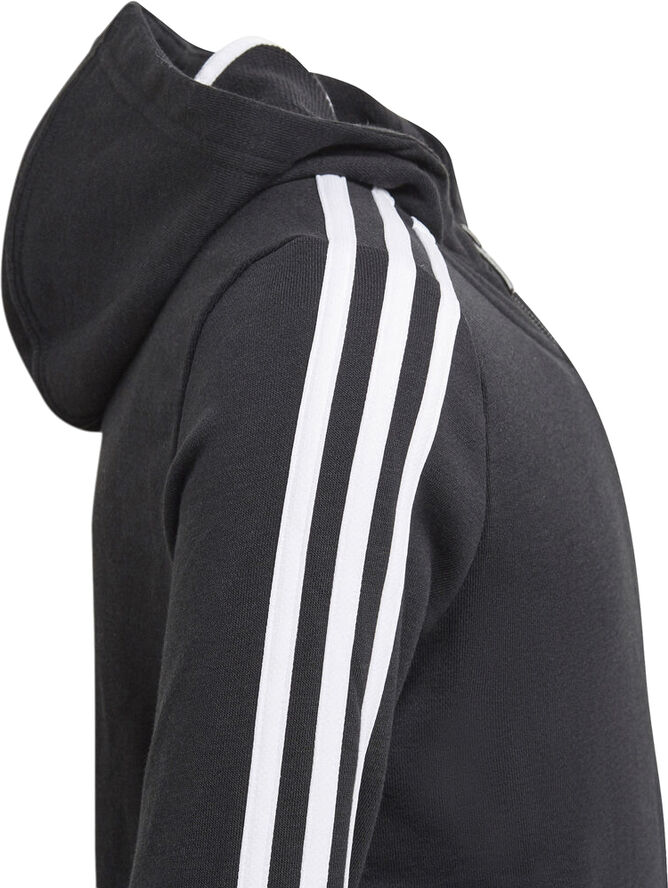 adidas Essentials 3-Stripes hættetrøje Sort