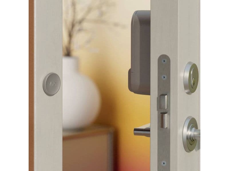 Yale Linus L2 Smart Lock K-Kit, Silber Intelligentes Türschloss, mit WLAN- und Bluetooth- und NFC- Verbindung