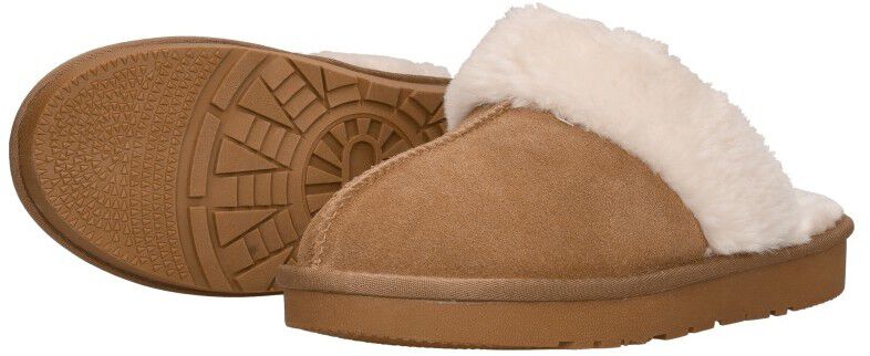 Sub55 Home Collection Pantoffels Open cognac